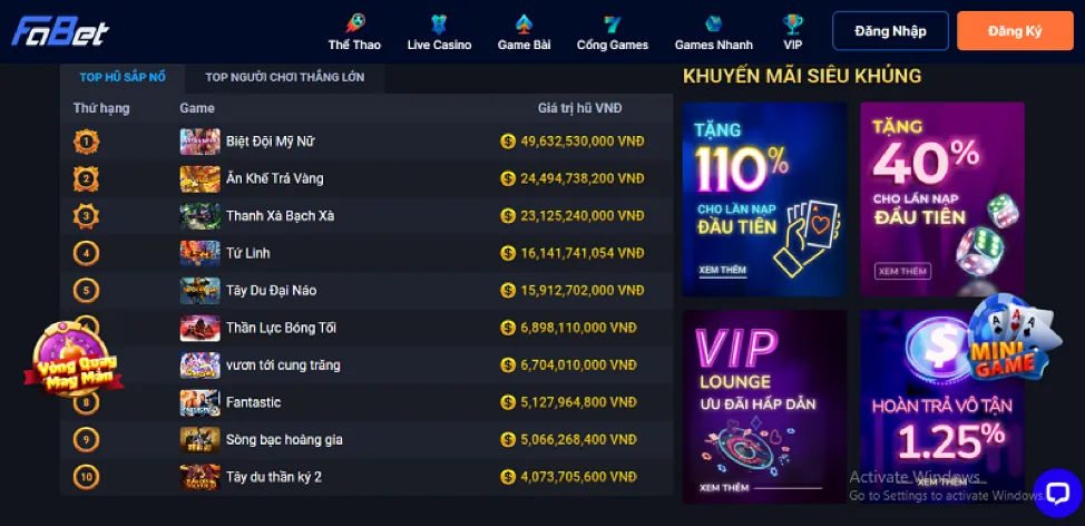 Đặc quyền độc quyền dành cho VIP 33vin win